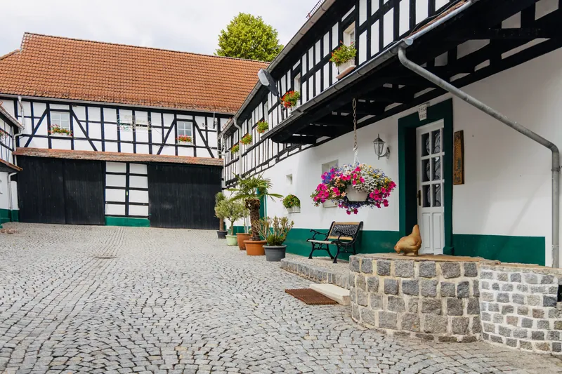Fachwerkhof des Thüringer Tannenhofs in Wittchenstein